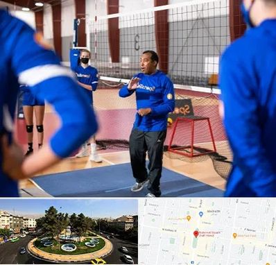 مربی والیبال در هفت حوض