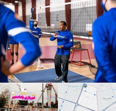 مربی والیبال در پادادشهر اهواز