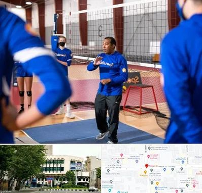 مربی والیبال در طالقانی