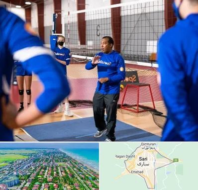 مربی والیبال در ساری