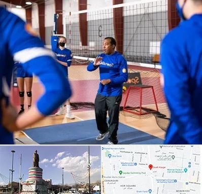 مربی والیبال در کارگر جنوبی