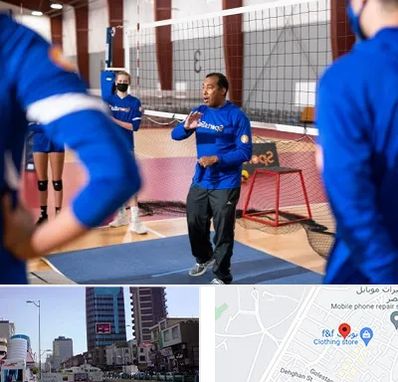 مربی والیبال در چهارراه طالقانی کرج