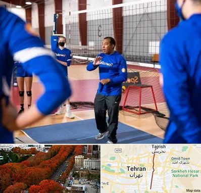 مربی والیبال در ولیعصر