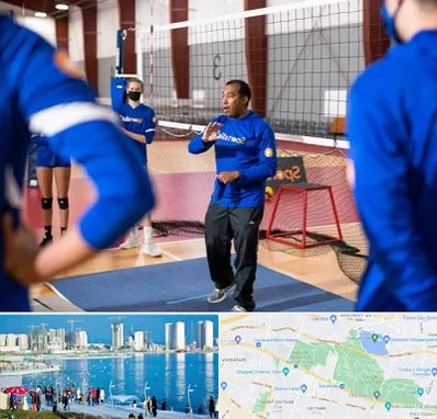 مربی والیبال در چیتگر 