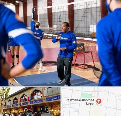 مربی والیبال در 15 خرداد