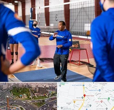 مربی والیبال در سبلان