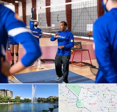 مربی والیبال در کوهسنگی مشهد