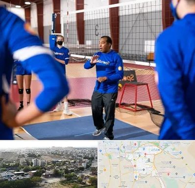 مربی والیبال در منطقه 20 تهران