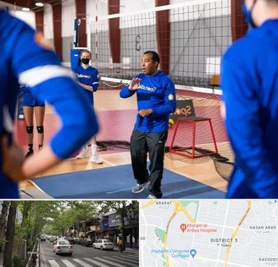 مربی والیبال در ظفر 