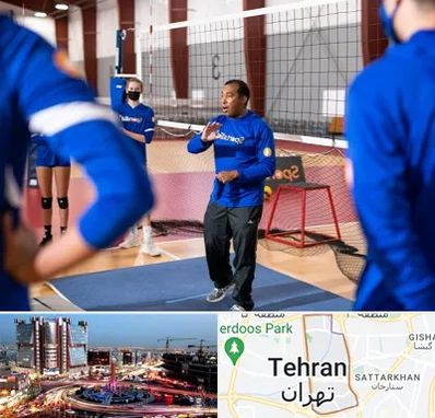 مربی والیبال در صادقیه 