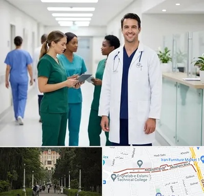 روپوش و اسکراب پزشکی در بلوار معلم رشت 