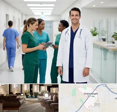 روپوش و اسکراب پزشکی در چهاردانگه