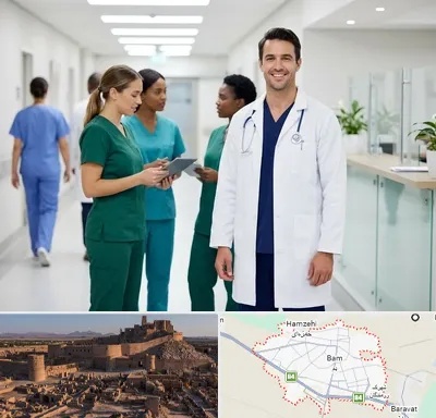 روپوش و اسکراب پزشکی در بم