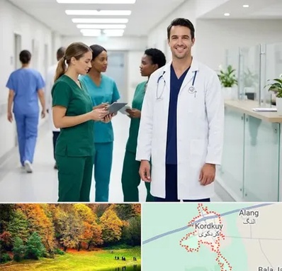 روپوش و اسکراب پزشکی در کردکوی