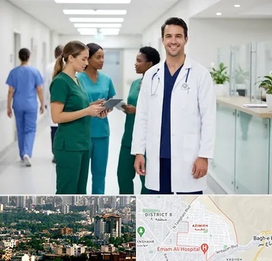 روپوش و اسکراب پزشکی در عظیمیه کرج 