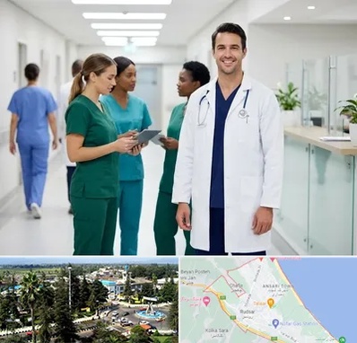روپوش و اسکراب پزشکی در رودسر