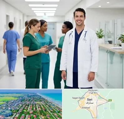روپوش و اسکراب پزشکی در ساری