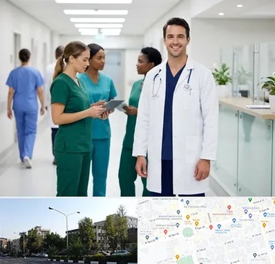روپوش و اسکراب پزشکی در میدان کاج 
