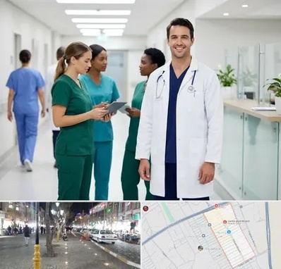 روپوش و اسکراب پزشکی در باغ فیض اسلامشهر 