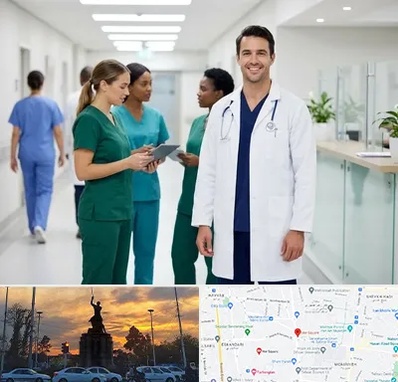 روپوش و اسکراب پزشکی در میدان حر