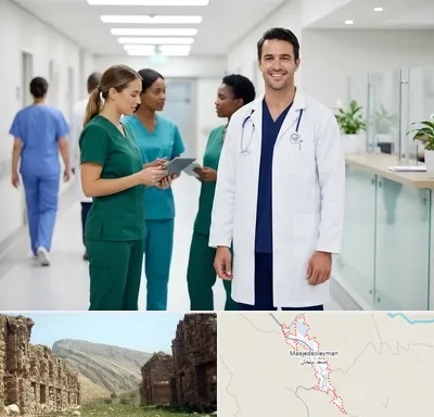 روپوش و اسکراب پزشکی در مسجد سلیمان