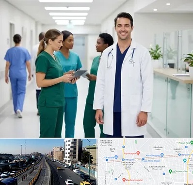 روپوش و اسکراب پزشکی در پیروزی 
