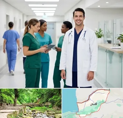 روپوش و اسکراب پزشکی در گلستان