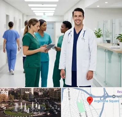 روپوش و اسکراب پزشکی در آرژانتین