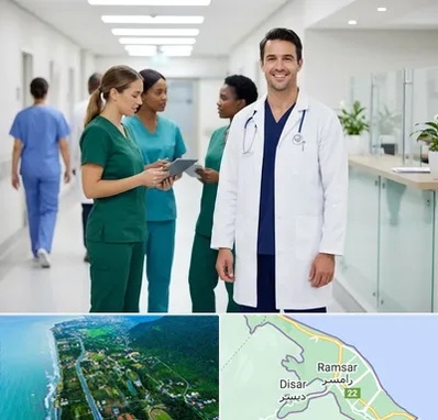 روپوش و اسکراب پزشکی در رامسر