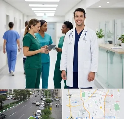 روپوش و اسکراب پزشکی در ستارخان 