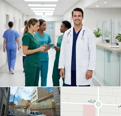 روپوش و اسکراب پزشکی در خزانه