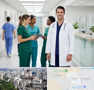 روپوش و اسکراب پزشکی در ولنجک 