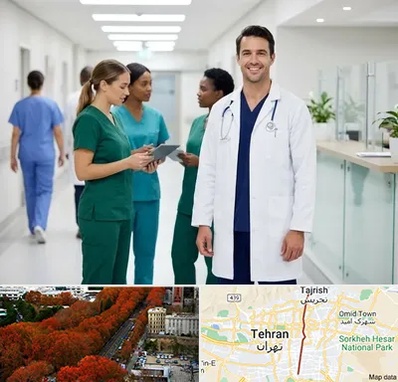 روپوش و اسکراب پزشکی در ولیعصر 