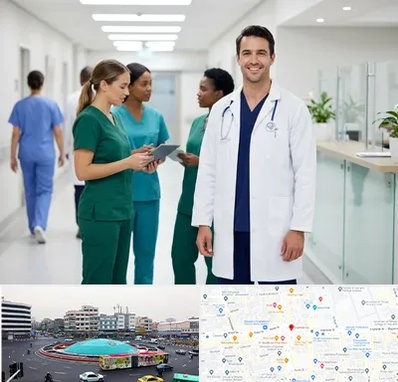 روپوش و اسکراب پزشکی در میدان انقلاب 