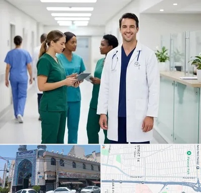 روپوش و اسکراب پزشکی در بلوار ابوذر