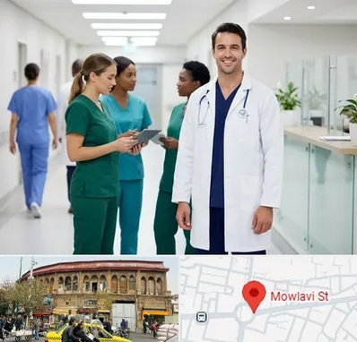 روپوش و اسکراب پزشکی در مولوی