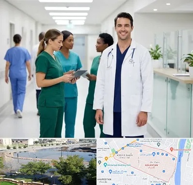 روپوش و اسکراب پزشکی در گلستان اهواز 