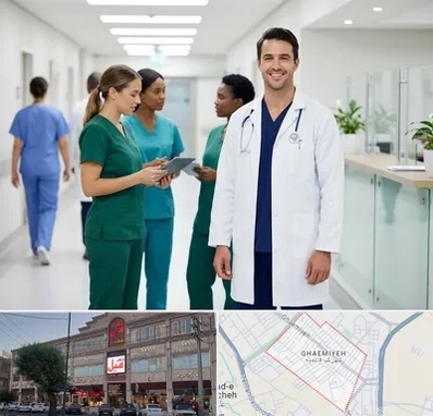 روپوش و اسکراب پزشکی در قائمیه اسلامشهر 