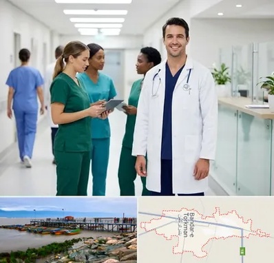 روپوش و اسکراب پزشکی در بندر ترکمن