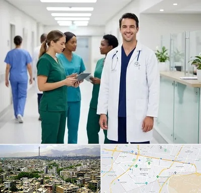 روپوش و اسکراب پزشکی در منطقه 8 تهران