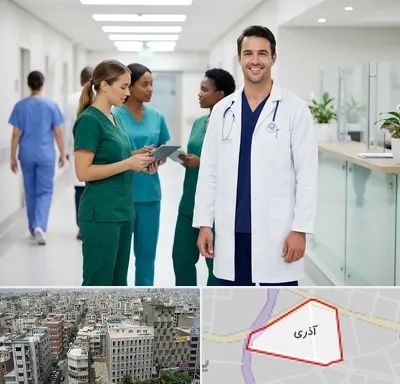 روپوش و اسکراب پزشکی در آذری