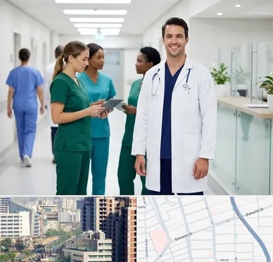 روپوش و اسکراب پزشکی در خیابان بهشتی 