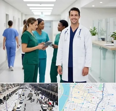 روپوش و اسکراب پزشکی در نادری اهواز 