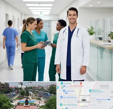 روپوش و اسکراب پزشکی در بهارستان 