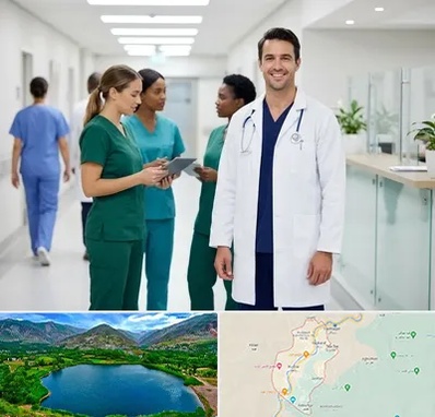 روپوش و اسکراب پزشکی در رودبار