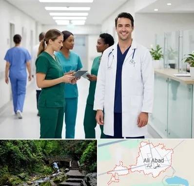 روپوش و اسکراب پزشکی در علی آباد کتول