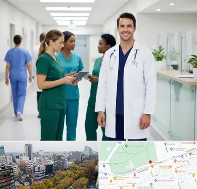 روپوش و اسکراب پزشکی در بلوار کشاورز 