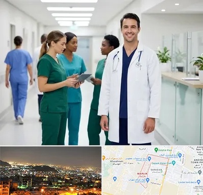 روپوش و اسکراب پزشکی در مارلیک کرج 