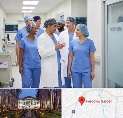 کلاه پزشکی در باغ فردوس 