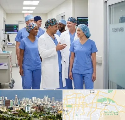 کلاه پزشکی در شرق تهران